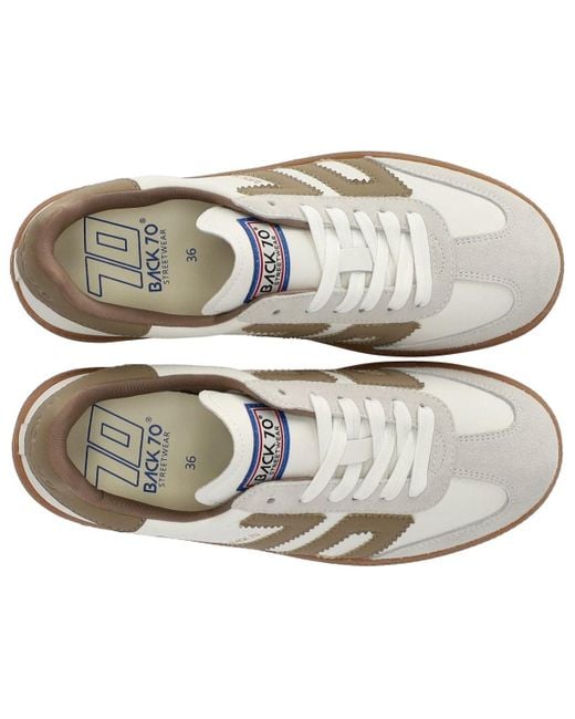 Sneaker Cloud Taupe 70 di Back70 in White