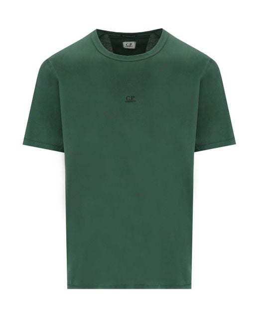 C P Company Light jersey 70/2 es t-shirt in Green für Herren
