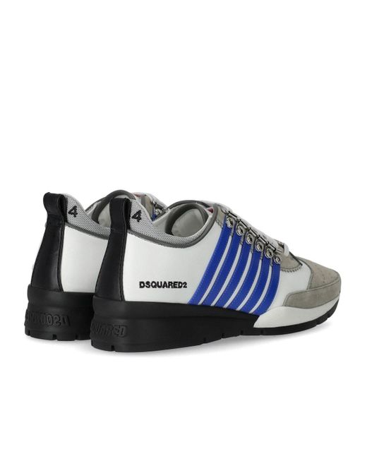 DSquared² Legendary Grijs Blauw Sneaker in het Blue voor heren