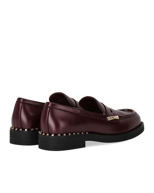 Ash Brown Whisper Burgundy Loafer