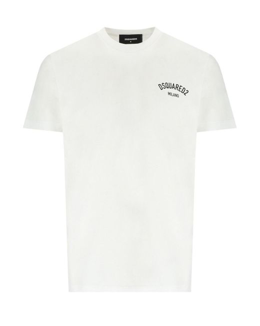 DSquared² Milano Cool Fit White T-shirt