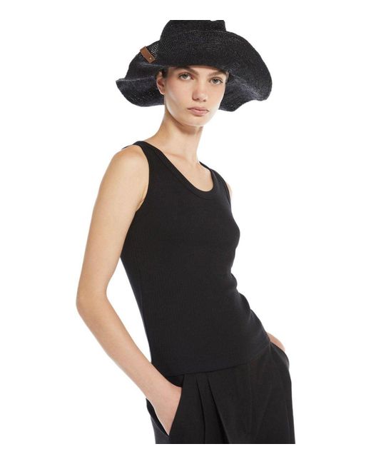 Weekend by Maxmara Black Multic Top