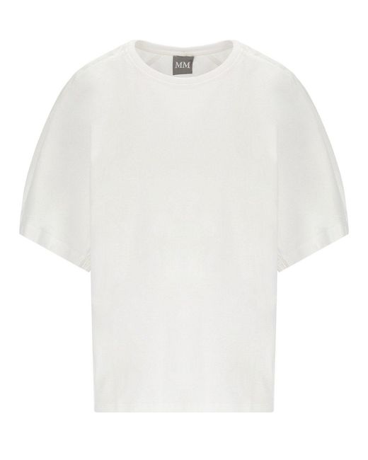 Max Mara White Cellula Blouse