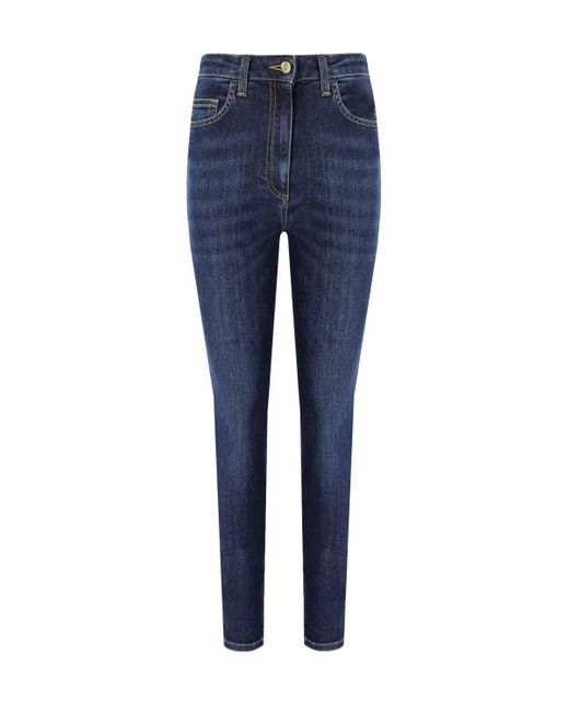 Elisabetta Franchi Vintage Skinny Fit Jeans in het Blue