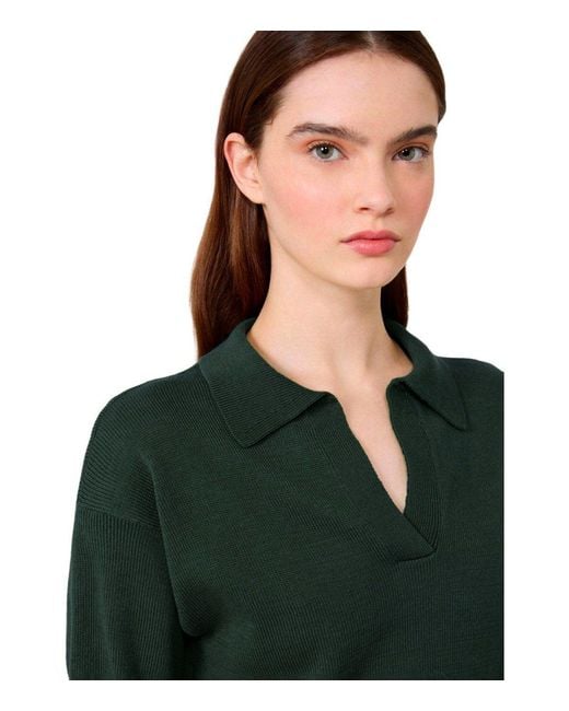 Weekend by Maxmara Green Albero Polo Shirt