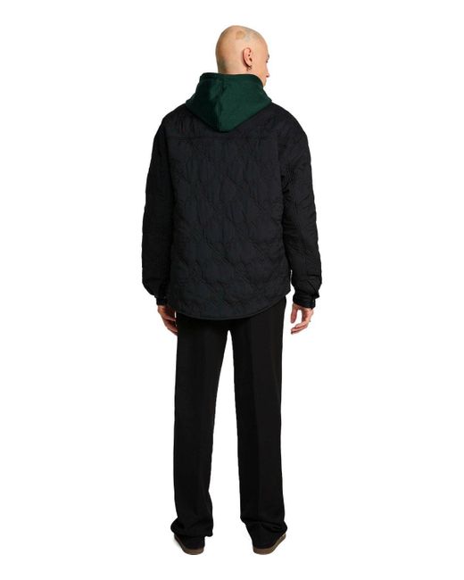 Giacca Camicia Rajub Nera di Daily Paper in Black da Uomo