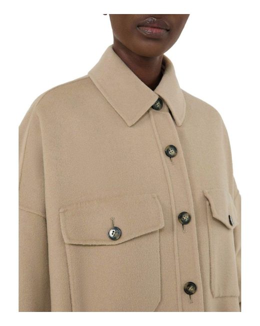 Weekend by Maxmara Natural Laser Camel Coat