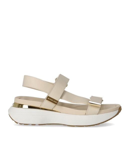 Michael Kors Ari Creme Platform Sandaal in het White