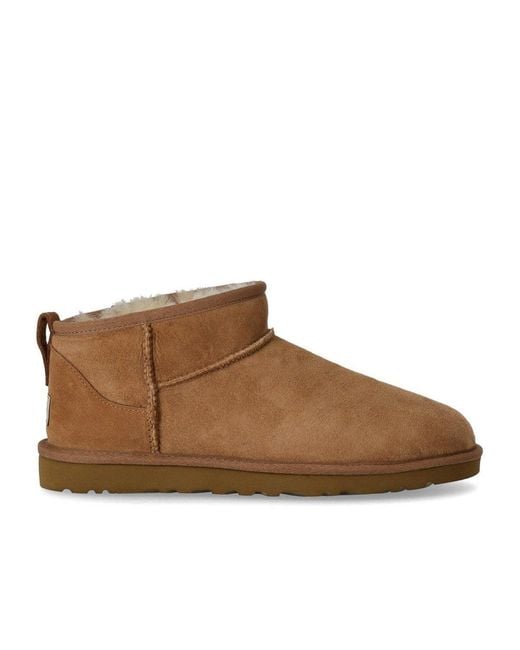 Ugg Brown Classic Ultra Mini Chestnut Ankle Boot for men