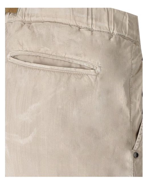 White Sand Natural Greg Ecru Trousers for men