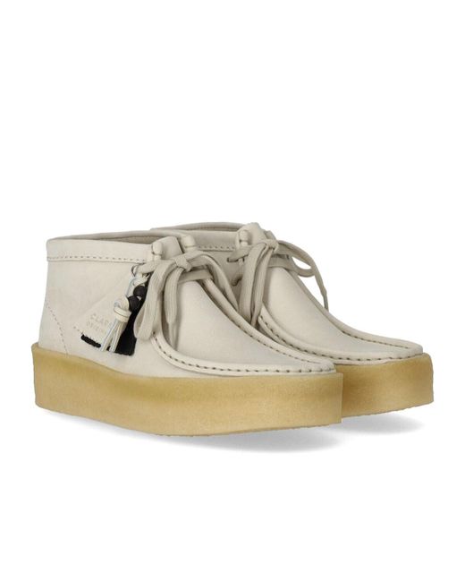 Clarks Natural Wallabee Cup Bt Ice Ankle Boot