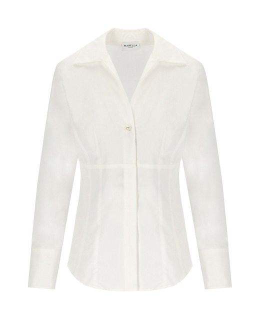 Marella White Sub Shirt
