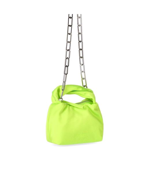 Stine Goya ZIGGY Satin Lime Green Micro Bag
