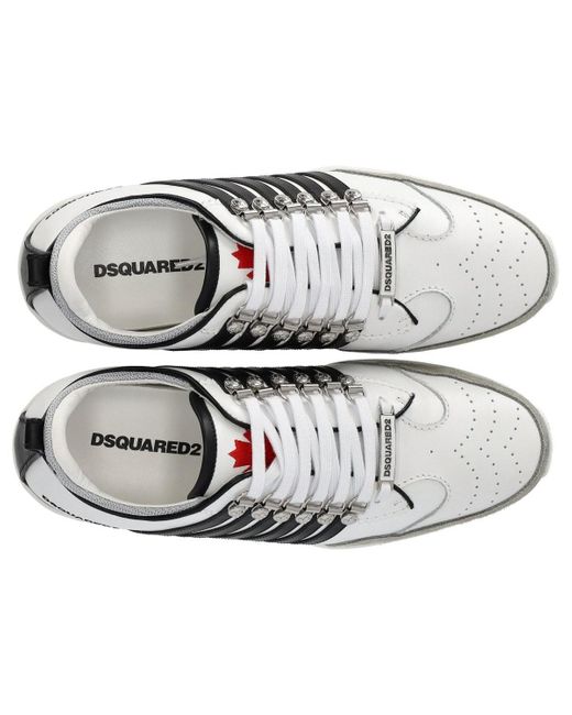DSquared² Multicolor Leather And Suede Sneakers for men
