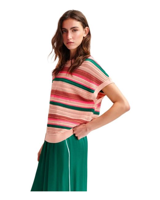 Essentiel Antwerp Pink Hali es strick-top