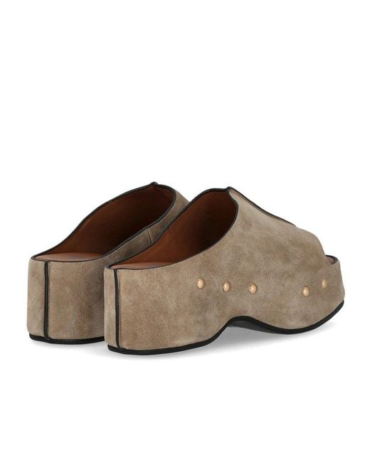 MISS OLIVIA Brown Carola Taupe Mule