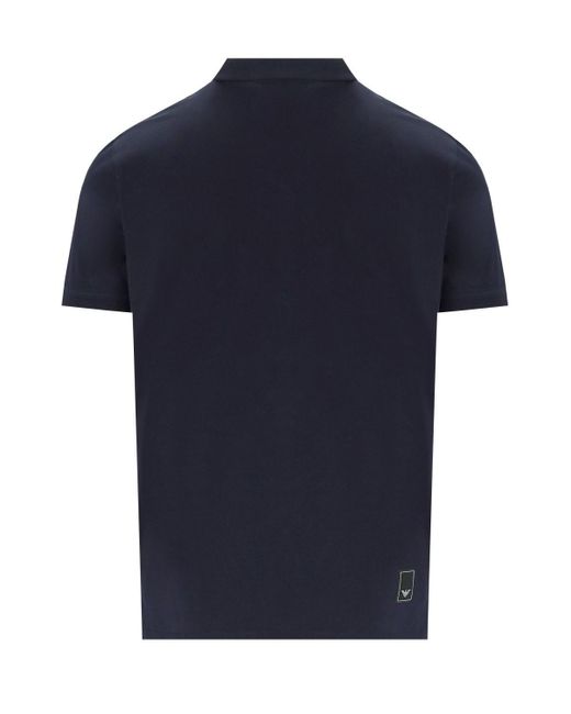 Emporio Armani Blue Travel Essential Poloshirt for men