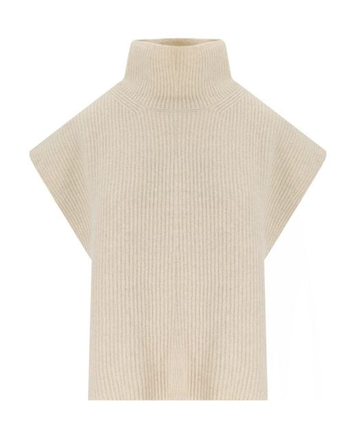 Weekend by Maxmara Natural Polo Ivory Vest