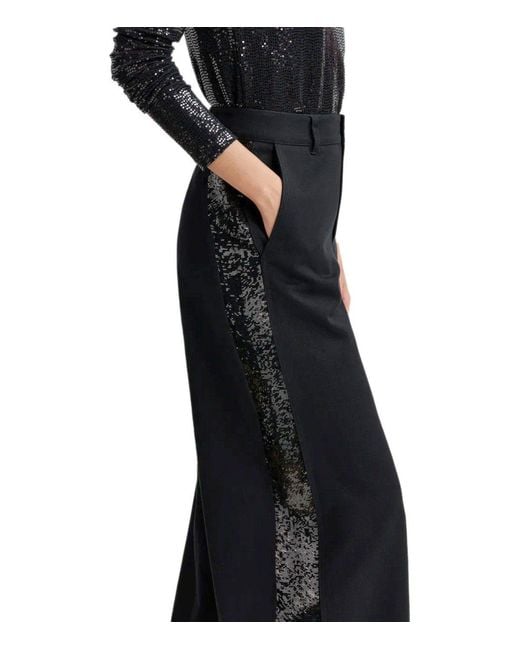 Essentiel Antwerp Black Gorror Wide Leg Pants