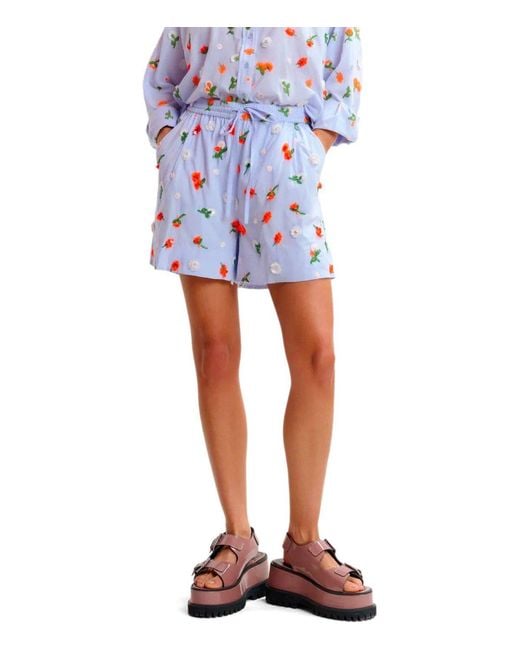 Essentiel Antwerp Blue Jelena Shorts