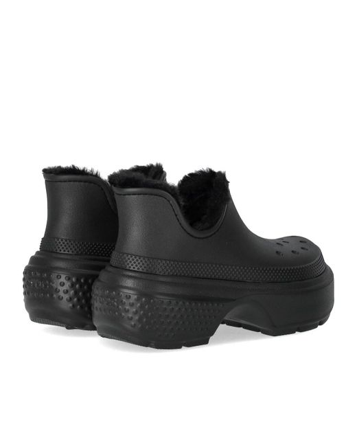 CROCSTM Black Stomp er stiefel