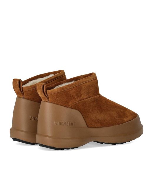Moon Boot Brown Luna Low Cognac Ankle Boot