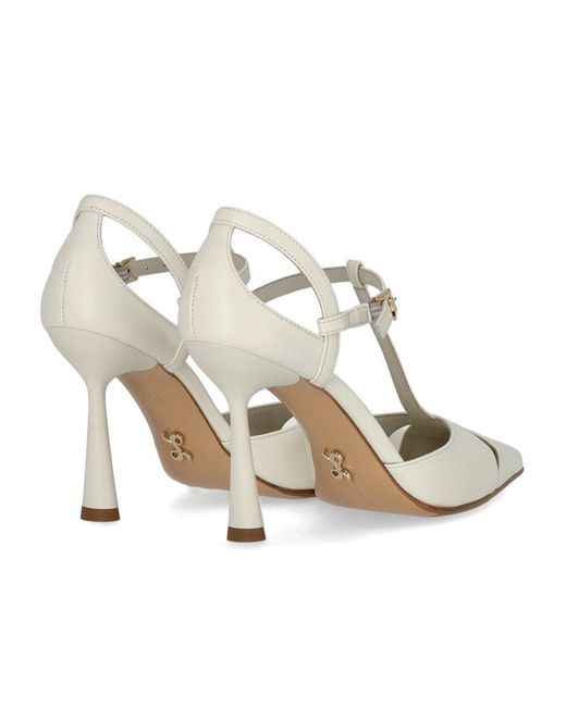 Sergio Levantesi White Maura Pump