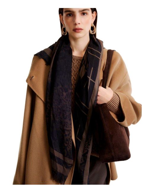 Marella Black Aerosi Python Schal