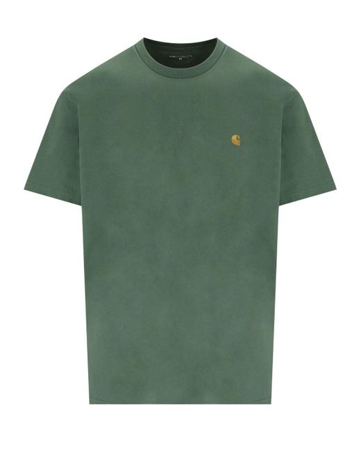 Carhartt S/s Chase T-shirt in het Green voor heren