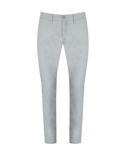 Carhartt Gray Sid Sonic Silver Chino Trousers for men