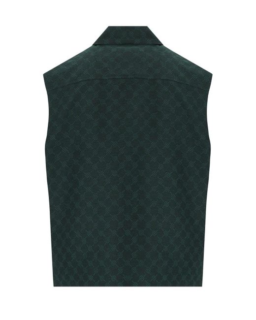 Daily Paper Green Benji Monogram Pine Vest for men
