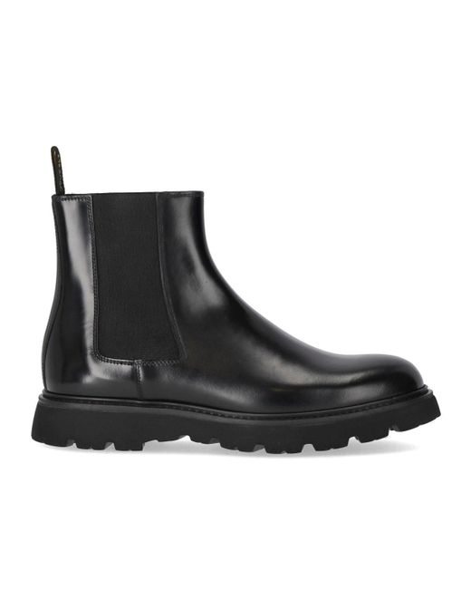 Polacchetto Chelsea Horse di Doucal's in Black da Uomo
