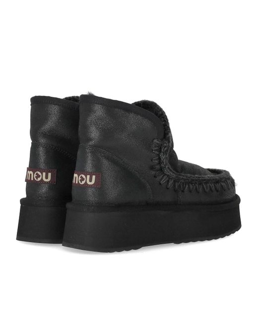 Mou Black Mini eskimo platform e stiefelette