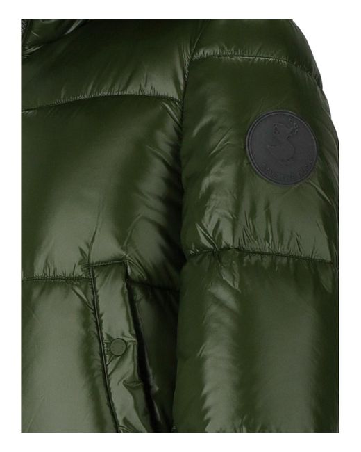 Abrigo acolchado corto moma Save The Duck de color Green