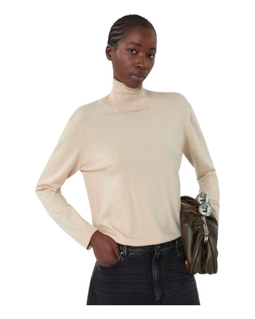 Weekend by Maxmara White Kiku Turtleneck Sweater