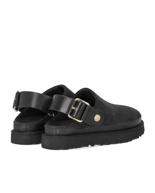 Ugg Black Goldenstar villa clog