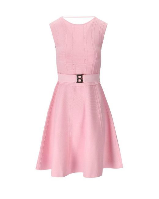Blugirl Blumarine Pink Knitted Dress