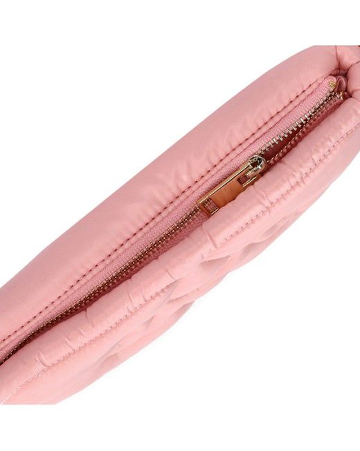 Ganni Pink Quilted Pochette