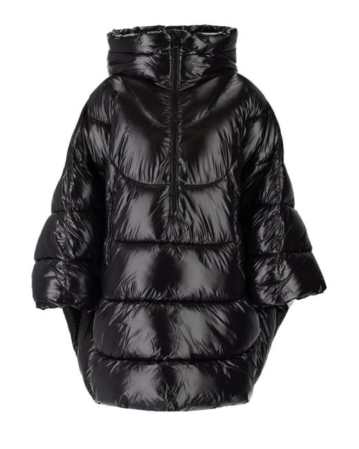 Save The Duck Black Holly Hooded Cape