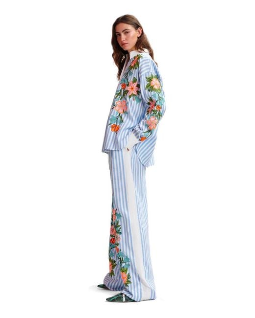 Essentiel Antwerp Blue Hevon2 And Light Pants