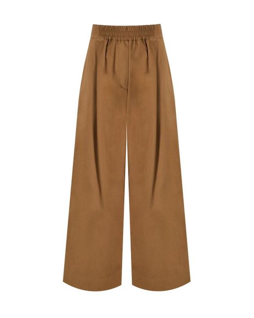 Weekend by Maxmara Brown Placido Terracotta Trousers