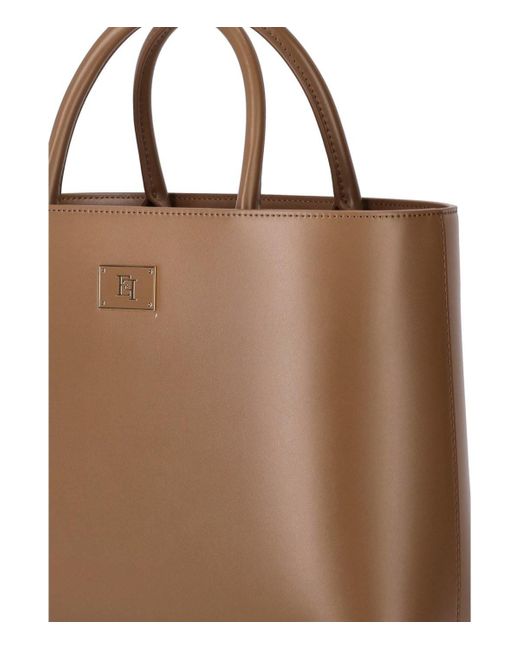 Elisabetta Franchi Brown Medium Shopping Bag