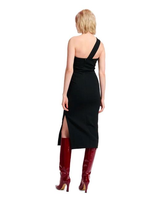 Essentiel Antwerp Black Ensue Midi Dress
