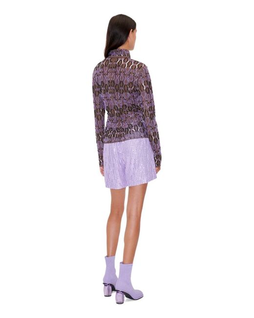 Stine Goya Purple Anne lila shorts