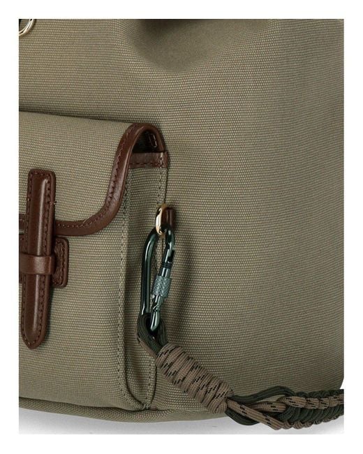 Weekend by Maxmara Green Popoli Mud Backpack