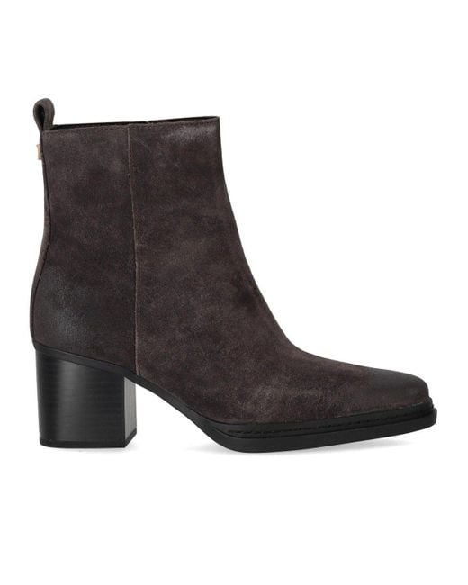 Michael Kors Black Lex Chocolate Stiefelette Mit Absatz