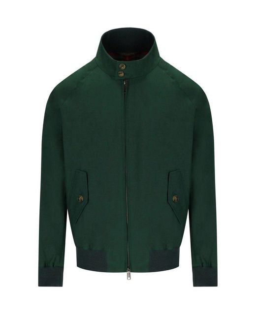 Baracuta Green G9 Harrington Racing Bomber Jacket for men