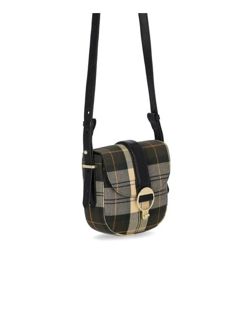 Barbour Black Elm Tartan Crossbody Bag