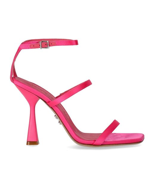 Sandalia de tacón telen Sergio Levantesi de color Pink