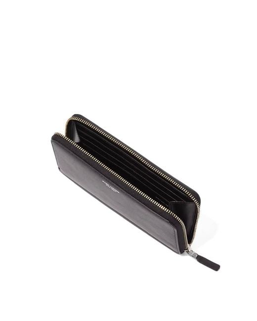 Marc Jacobs Black The Slim 84 Continental Wallet